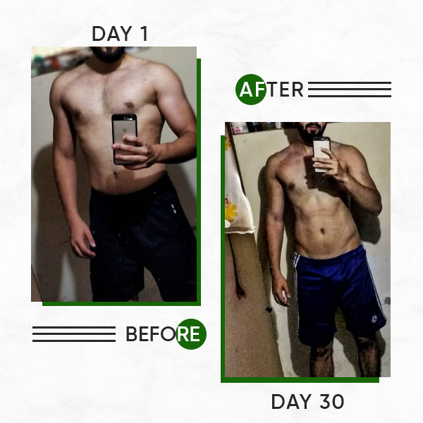 Transformation 30 Days - Before and After